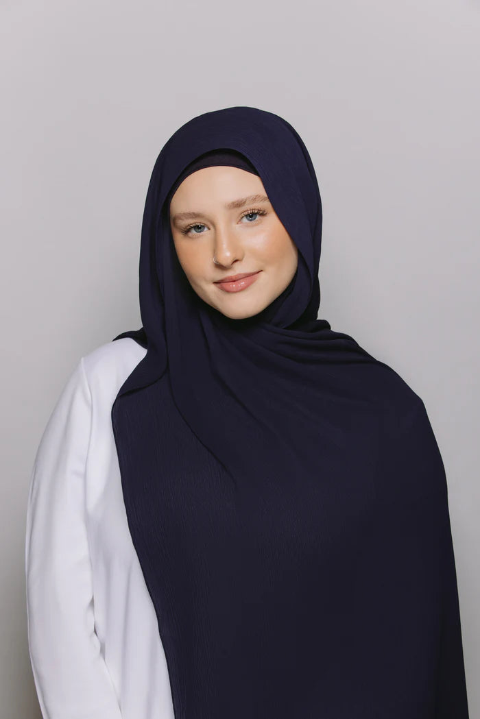 Ninja Pratik Krep Şifon Şal (Mıknatıslı)
